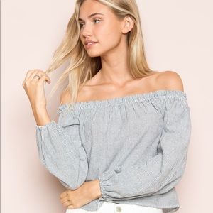Theia Top | Off the shoulder top
